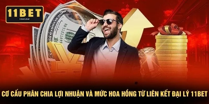 Cơ cấu phân chia lợi nhuận và mức hoa hồng từ liên kết đại lý 11BET