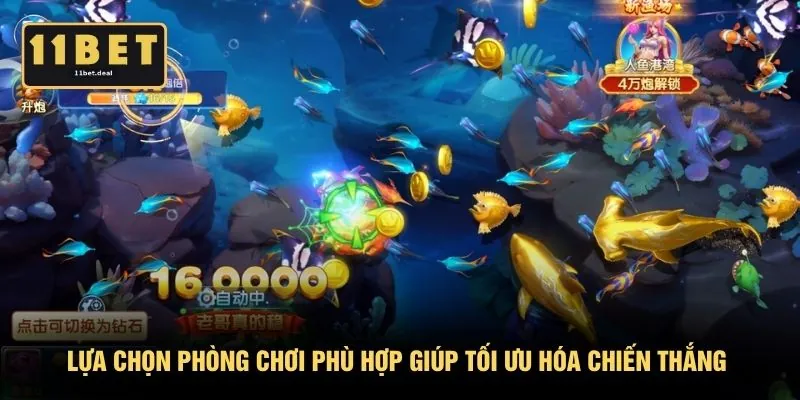 Lựa chọn phòng chơi phù hợp giúp tối ưu hóa chiến thắng 