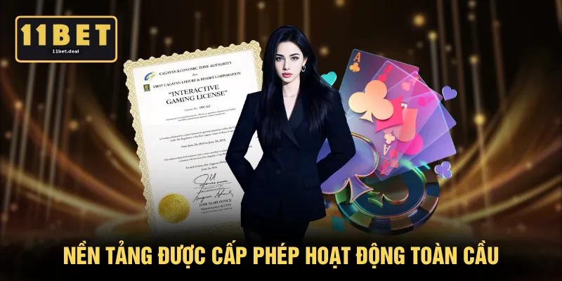 Nền tảng được cấp phép hoạt động toàn cầu