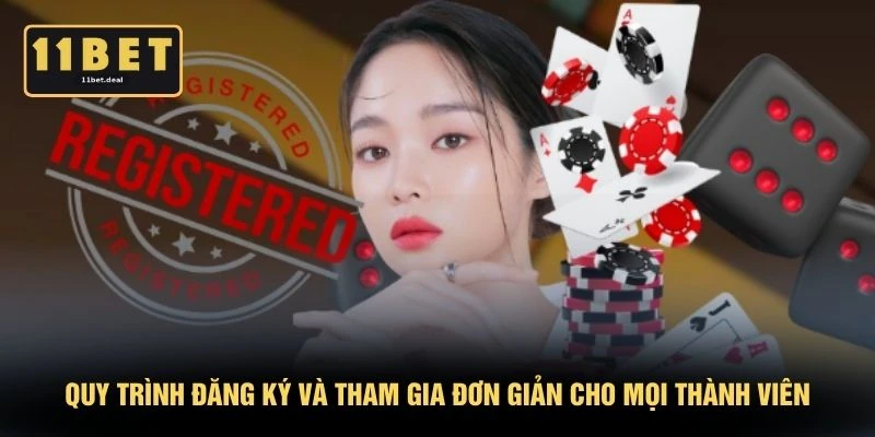 Quy trình đăng ký và tham gia đơn giản cho mọi thành viên