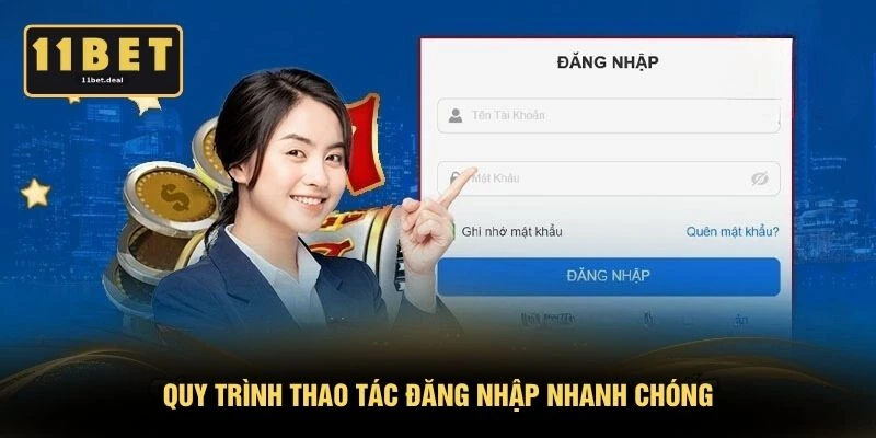 Quy trình thao tác đăng nhập nhanh chóng